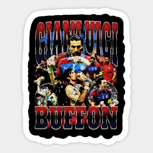 Gianluigi Buffon Retro Bootleg Sticker